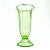 Glass Polish Art Deco Uranium Vase from Zawiercie Glassworks, 1930s For Sale - Image 7 of 11