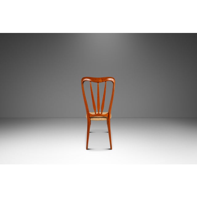 Mid-Century Modern Single Danish Mid-Century Modern "Ingrid" Model Dining Chair in Teak & Original Fabric by Niels Koefoed, Denmark, C. 1960s For Sale - Image 3 of 18