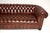 Antique Deep Buttoned Leather Chesterfield Sofa, 1950 For Sale - Image 6 of 11