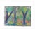 Adelaide Mckenzie Moss (1942-2026) pastel on monoprint of a forest landscape, signed lower right in the image "A McK'...