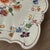 Neoclassical 1980s Richard Ginori Doccia Scalloped Porcelain Bowl Met Museum Revival Floral Pattern For Sale - Image 3 of 8