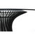Warren Platner for Knoll (attributed) 54" round glass dining table. The sculptural steel base has that classic Platner...