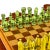 Mid-Century Modern Custom Made Reversible Chess and Backgammon Live Edge Game Table For Sale - Image 3 of 13