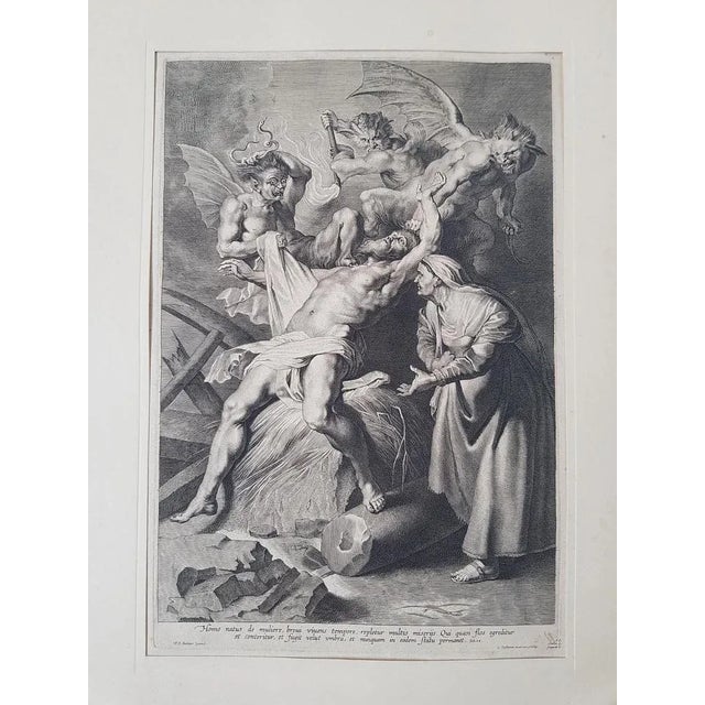 Flemish School Engraving by Lucas Vorsterman, 1622 For Sale - Image 14 of 14