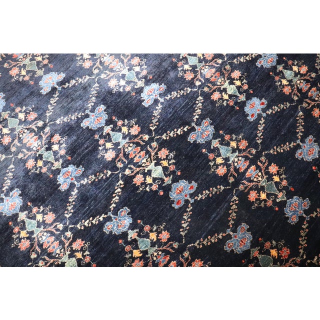 Stunning Persian Kashkuli Wool Rug Rug For Sale - Image 4 of 12