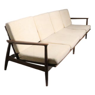 Large Mid Century Danish Modern Style Sofa For Sale