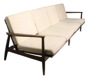 Large Mid Century Danish Modern Style Sofa