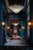 Sapphire Colored Murano Glass Poliedri Chandelier For Sale - Image 10 of 15