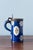 Antique Blue Floral Pewter-Mounted Beer Stein from Brussels Faience, 1800s For Sale - Image 5 of 12
