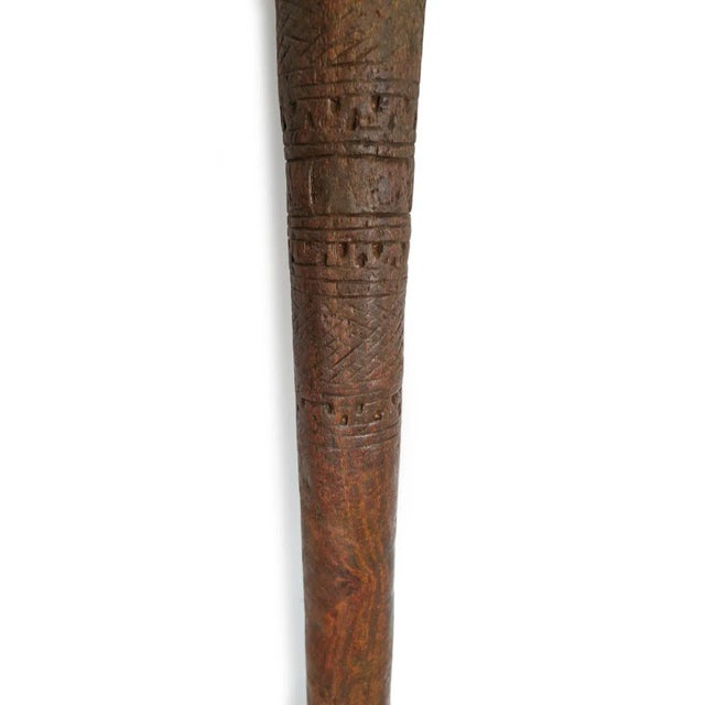 Tribal Large Tuareg Vintage African RusticWood Pestle Stick For Sale - Image 3 of 6