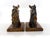 Bronze 1960s Equestrian Horse Bust Bookends With Antiqued Bronze Finish, a Pair For Sale - Image 8 of 11