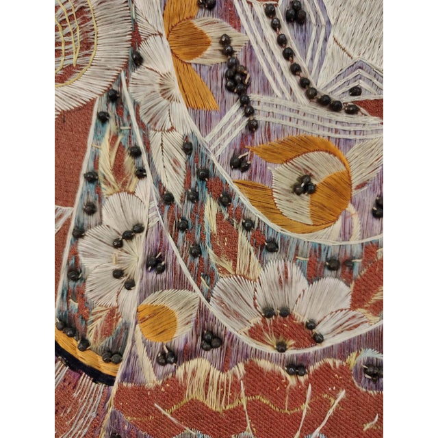 Chinese Tapestry Embroidered in Silk, 1890-1910 For Sale - Image 15 of 18