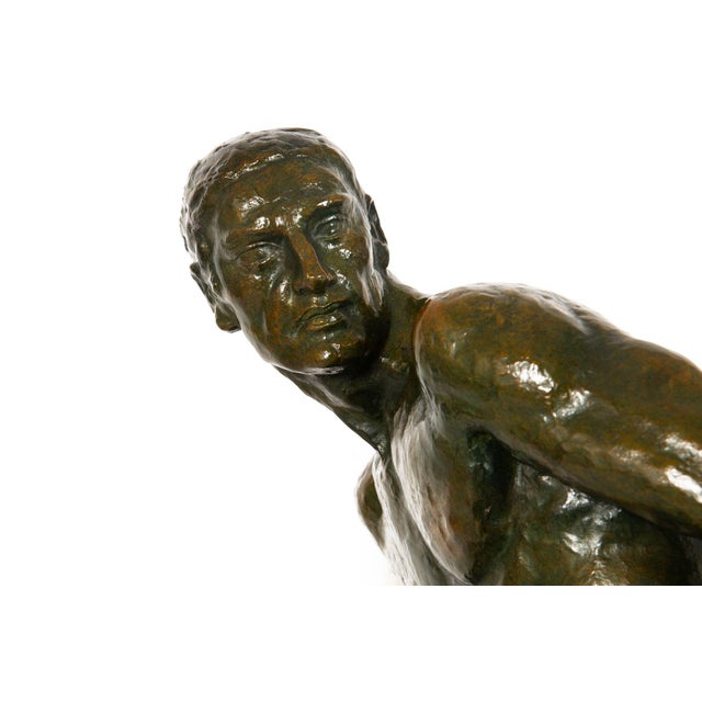“The Lock” Antique Art Deco French Bronze Sculpture by Pierre Le Faguays For Sale - Image 10 of 18