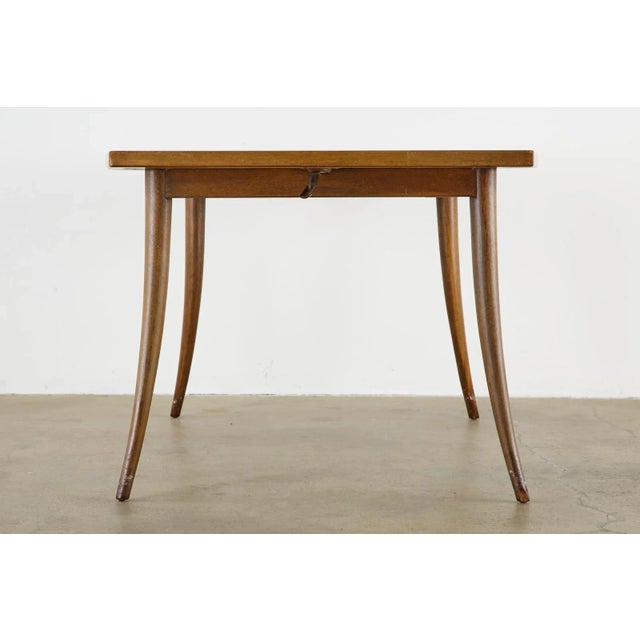 Wood Harvey Probber Midcentury Extension Dining Table For Sale - Image 7 of 13