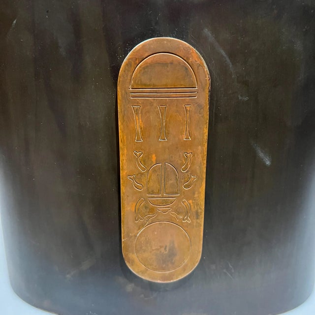 1950s Laris Refined Modern Table Lamp in Brass and Copper For Sale In San Diego - Image 6 of 10