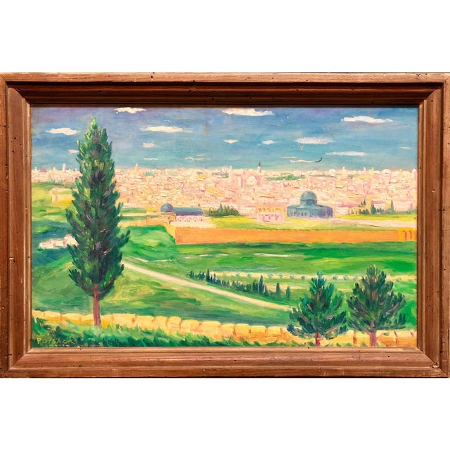 German-Israeli artist ARYE LEO PEYSACK (1894-1972). Peysack was born in 1894 and trained in Germany. He immigrated to...