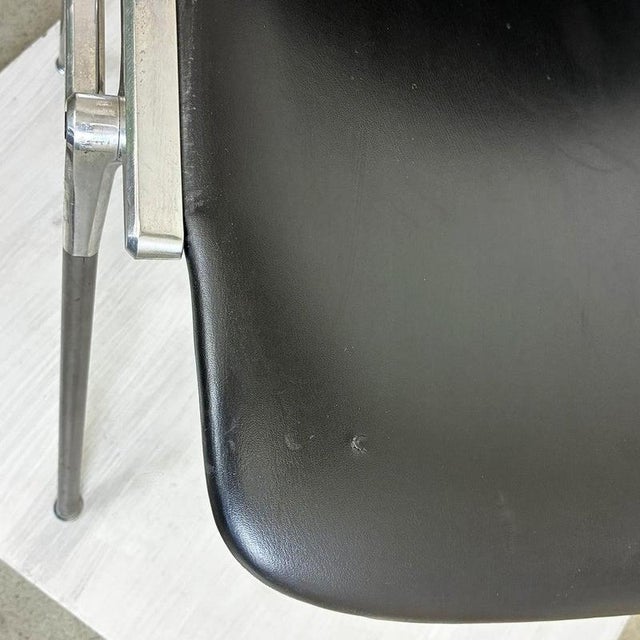 Black DSC 106 Stacking Chair attributed to Giancarlo Piretti from Anonima Castelli, Italy, 1970s For Sale - Image 3 of 12