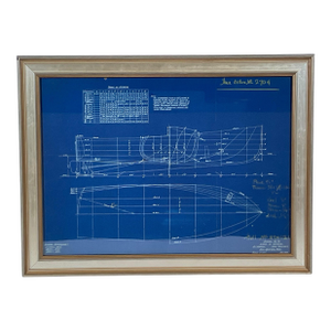 B.T. Dobson Boat Blueprint Design No. 72