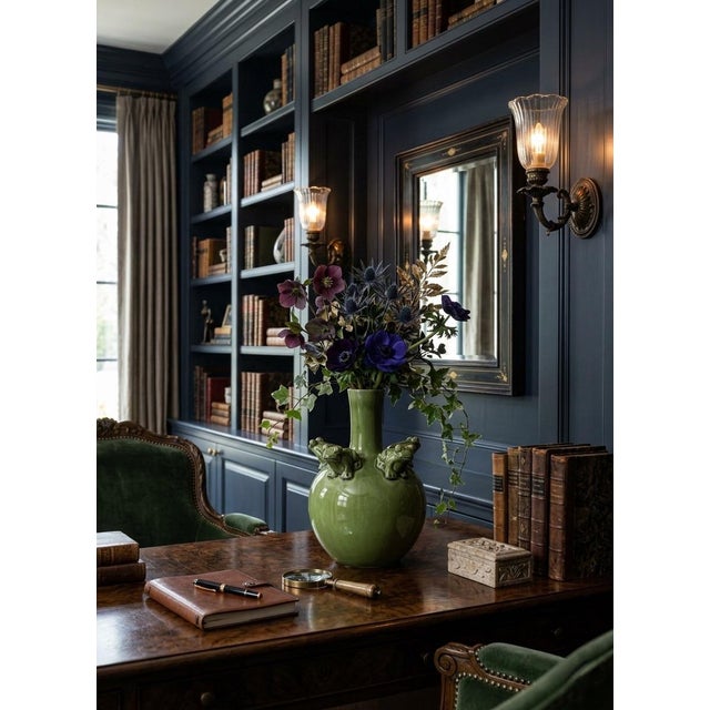 Whimsical Italian Ceramic Frog Bud Vase For Sale - Image 9 of 10