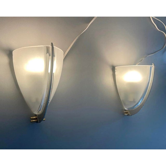 Vintage Handcrafted Wall Lights Sconces by Gizmond for VeArt Vesta , Italy, 1990s, Set of 2 For Sale - Image 4 of 9