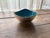Vintage Heirloom Silver Plate & Turquoise Enamel Footed Bowl For Sale - Image 11 of 14