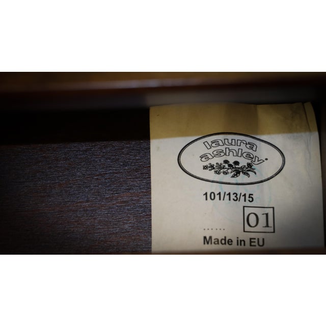 Wood Dark Chestnut Garrat 6-Drawer Bedside Tables from Laura Ashley, 2010s, Set of 2 For Sale - Image 7 of 15