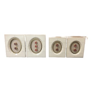 Mid 20th Century Set of Four Bakelite Framed Intaglios For Sale