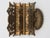 Brass Antique Ornate Brass 2-Slot Desktop Letter Rack With Shell Dish Tray For Sale - Image 8 of 8