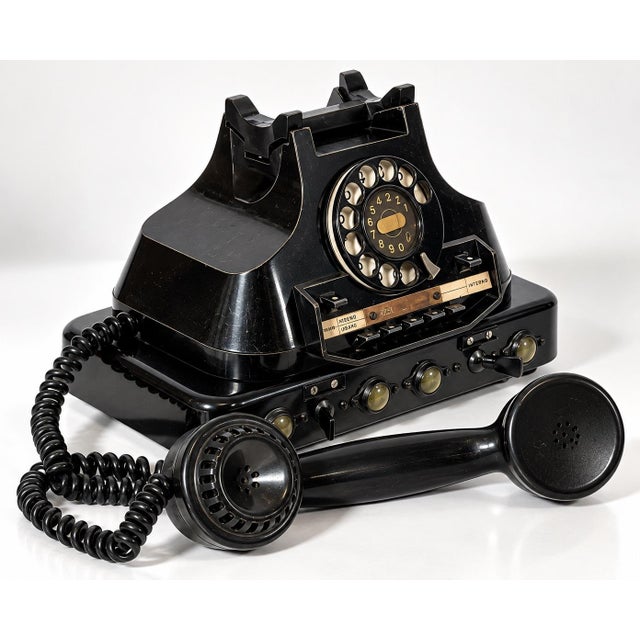1940s World War 2 Siemens and Halske Multi-Line Rotary Desk Telephone For Sale - Image 10 of 10