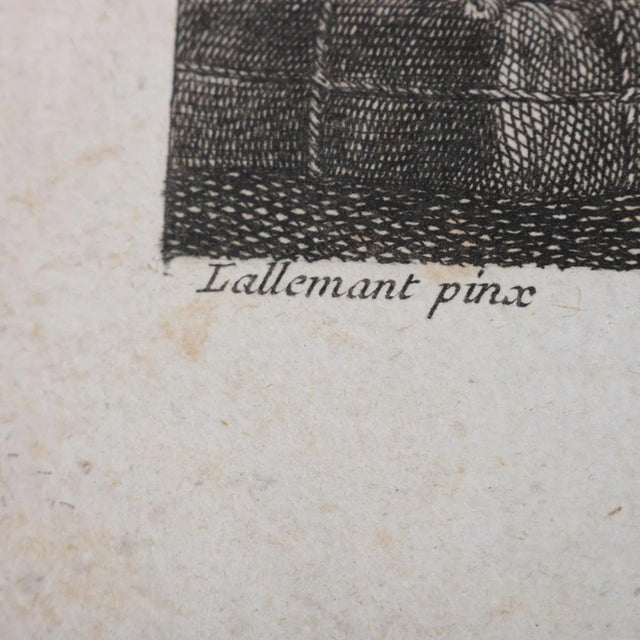 French Empire Maritime Etchings of Ships and Workers in Village Harbour - Set of 3 For Sale - Image 4 of 13