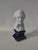 Ceramic Biscuit Porcelain Bust on a Porcelain Base from Tharaud Limoges, 1950s For Sale - Image 7 of 7