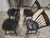 Mid 20th Century Vintage Nichols & Stone Ebonized Windsor Chairs (4pcs), Hand-Stenciled, Solid Wood For Sale - Image 5 of 15