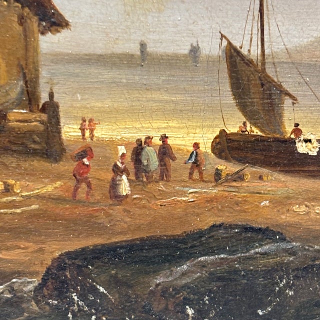 Flemish Artist, Landscape Painting, 1835, Oil on Canvas, Framed For Sale - Image 6 of 15