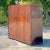 Vintage Peter Marino Custom Rosewood and Bronze Wall Unit For Sale - Image 11 of 12