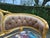 Wood 1970s French Louis XVI Gold Beech Brown Velvet Settee 1pc For Sale - Image 7 of 14