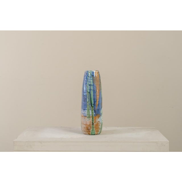 Modern Glazed Ceramic Vase, 1890s For Sale - Image 6 of 9