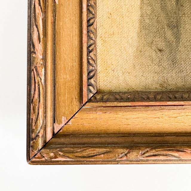 Antique 1800's Oil Portrait Painting, 19th Century Male Portrait For Sale In Boston - Image 6 of 11