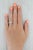 Metal New Floral Filigree Diamond Engagement Ring 14k Gold SZ 6.75 Solitaire Rose Cut For Sale - Image 7 of 7