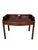 This is an elegant vintage Kittinger mahogany butler's tray table, featuring a large removable-style raised tray top with...