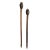 Brown Antique Pair of Ethiopian Tribal Wood Clubs For Sale - Image 8 of 8