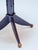 Blue Postmodern Navy Blue Lacquered Wood Pedestal Side Table, 1980s For Sale - Image 8 of 14