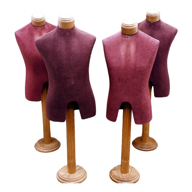 Dummy Stands Shop Mannequins, 1950s, Set of 4 For Sale