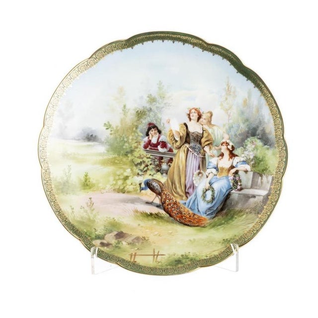 20th Century Austrian Porcelain Plate For Sale - Image 6 of 6