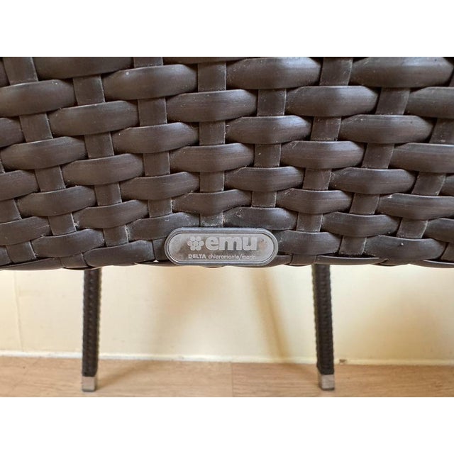 Metal Set of Nilo Model Emu Armchairs by Chiaramonte and Marin, 2000 For Sale - Image 7 of 9