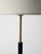Scandinavian Floor Lamp in Black Wood and Brass, 1950s For Sale - Image 9 of 12