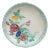 French Majolica Roses & Flowers Plate Salins, Circa 1890 For Sale