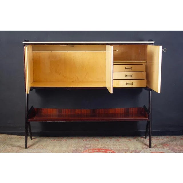 Mid-Century Sideboard or Bar Cabinet by Vittorio Dassi, 1950s For Sale - Image 13 of 16