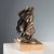Metal Figure of Carabinieri Couple in the Storm in Bronze For Sale - Image 7 of 9