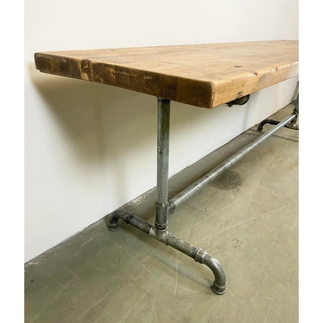 Industrial Industrial Dining Table, 1960s For Sale - Image 3 of 10