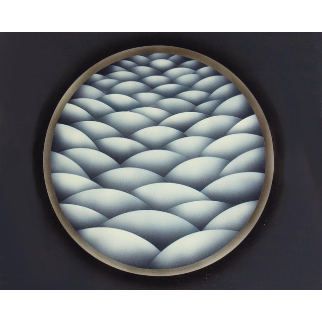 Abstract 1974 Acrylic Lacquer on Plexiglass Painting by Paul Pinzaronne For Sale - Image 3 of 8